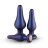Набор из 3 фиолетовых анальных пробок Comets Butt Plug Set 