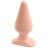 Анальная пробка телесного цвета Butt Plugs Smooth Classic Large - 14 см. 
