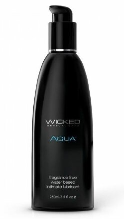 Легкий лубрикант с алоэ на водной основе Wicked AQUA - 250 мл. 