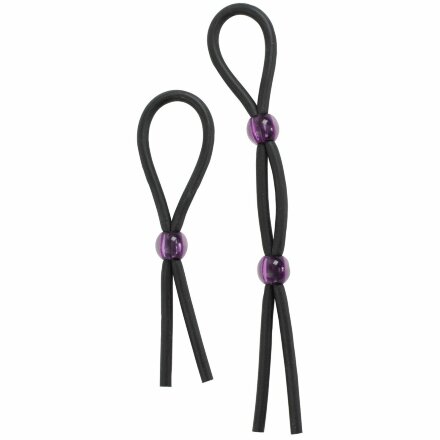 Набор черных эрекционных утяжек Cock ties 