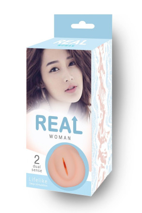 Мастурбатор Real Woman со сложным внутренним рельефом 