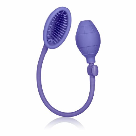 Фиолетовая помпа для клитора Silicone Clitoral Pump  