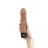 Кофейный вибратор-реалистик 6.5  Girthy Realistic Vibrator - 19 см. 