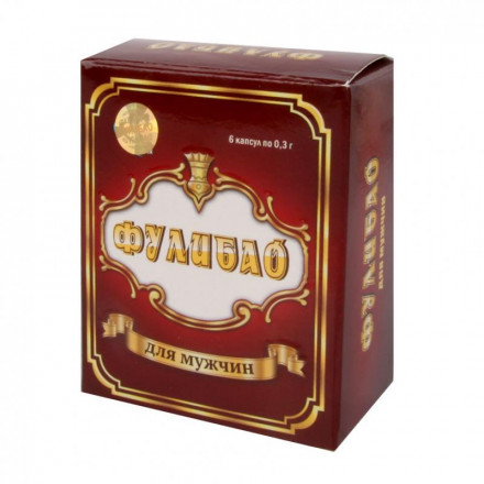 БАД для мужчин &quot;Фулибао&quot; - 6 капсул (0,3 гр.) 