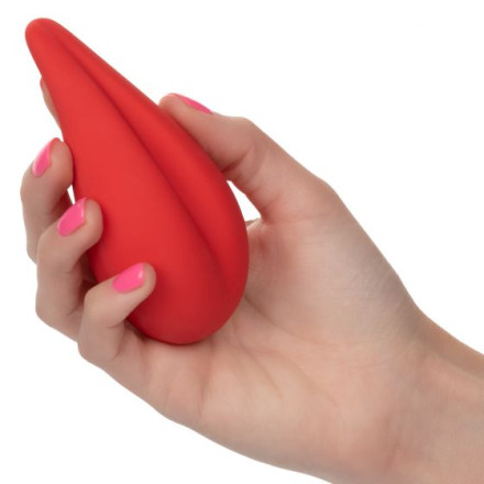 Красный клиторальный вибромассажер Red Hot Flicker 