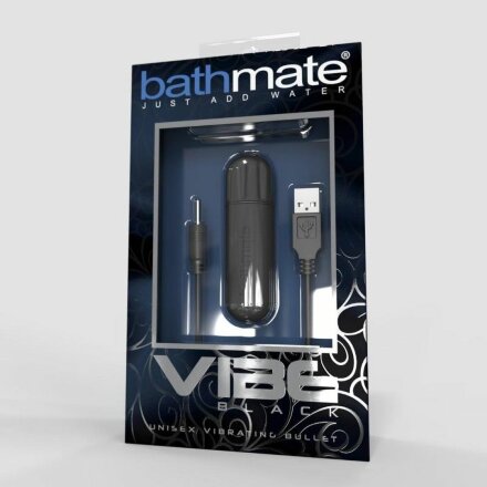 Чёрная перезаряжаемая вибропуля Bathmate Vibrating Bullet Vibe Black 
