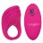 Розовое эрекционное виброкольцо с пультом Silicone Remote Pleasure Ring 