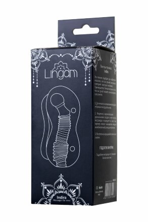 Прозрачный мастурбатор Lingam Indira 
