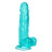 Голубой фаллоимитатор Size Queen 6  - 20,25 см. 