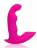 Розовый силиконовый вибромассажер  Cosmo - 9 см. 