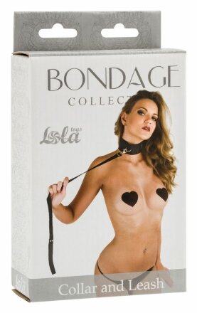 Ошейник Bondage Collection Collar and Leash Plus Size 