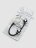 Серебристые шарики Inner Goddess Mini Silver Pleasure Balls 85g на черном силиконовом шнурке 