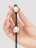 Серебристые шарики Inner Goddess Mini Silver Pleasure Balls 85g на черном силиконовом шнурке 