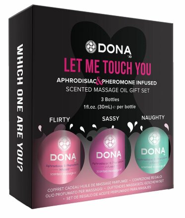 Подарочный набор массажных масел DONA Let me touch you 