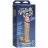 Телесный фаллоимитатор The Realistic Cock 8” with Removable Vac-U-Lock Suction Cup - 22,3 см. 