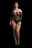 Эффектное боди Wonder Rhinestone Bodysuit с длинным рукавом 