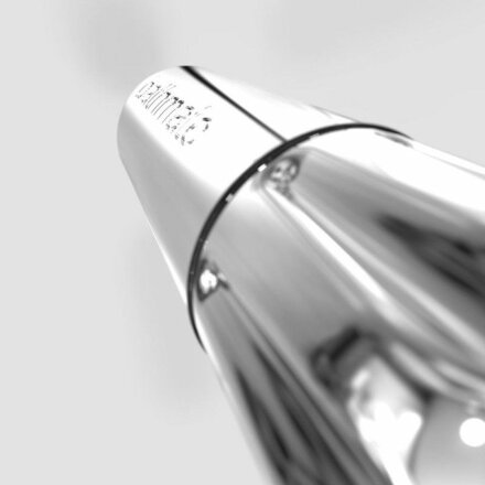 Серебристая перезаряжаемая вибропуля Bathmate Vibrating Bullet Vibe Chrome 