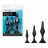 Набор черных силиконовых анальных пробок Silicone Anal Starter Kit 