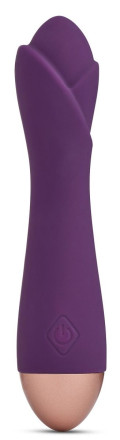 Фиолетовый вибратор Ooh La La Flower Vibrator - 18 см. 