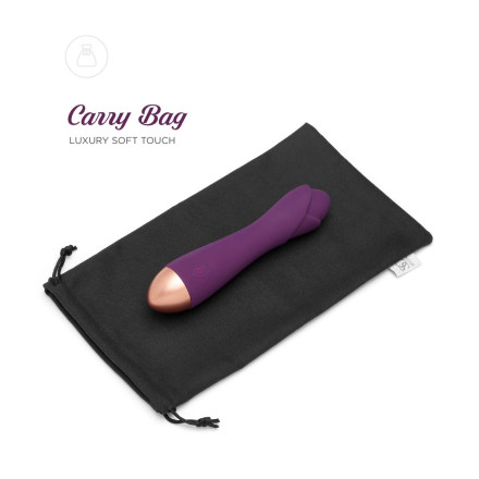 Фиолетовый вибратор Ooh La La Flower Vibrator - 18 см. 
