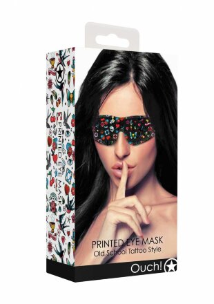 Маска Printed Eye Mask Old School Tattoo Style 