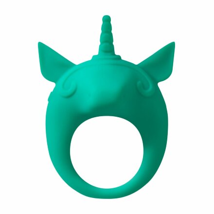 Зеленое эрекционное кольцо Unicorn Alfie 