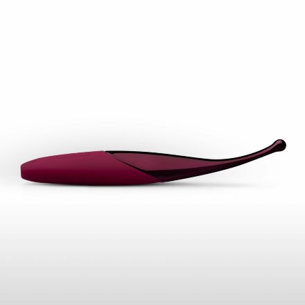 Фиолетовый точечный вибромассажер Senzi Vibrator - 14,7 см. 