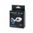 Анальное украшение SILVER PLUG SMALL с синим кристаллом - 7,2 см. 
