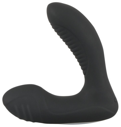 Черная анальная втулка с вибрацией и функцией нагрева Warming &amp; Vibrating Butt Plug 