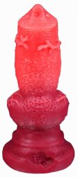 Красный фаллоимитатор &quot;Акита large&quot; - 27,5 см.