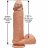 Телесный фаллоимитатор на литой присоске Perfect D 8&quot; - 20,32 см. 