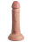 Телесный фаллоимитатор 6  Silicone Dual Density Cock - 17 см. 