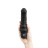 Черный вибратор-реалистик 6  Realistic Vibrator - 17 см. 