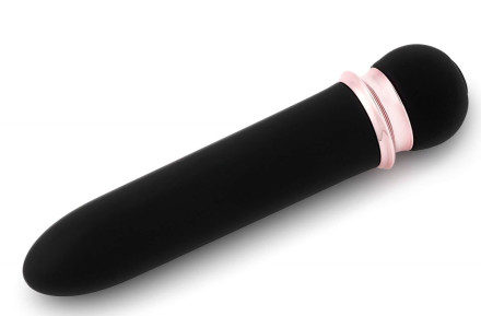 Черная вибропуля Satisfaction Powerful Bullet - 11,7 см. 