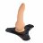 Телесный страпон 10 Mode Vibrations 6.3&quot; Harness Silicone Dildo - 15,5 см. 