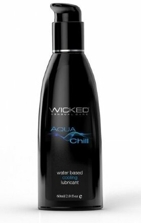 Охлаждающий лубрикант на водной основе Wicked AQUA CHILL - 60 мл. 