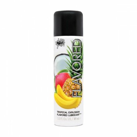 Лубрикант Wet Flavored Tropical Explosion с ароматом тропических фруктов - 89 мл. 