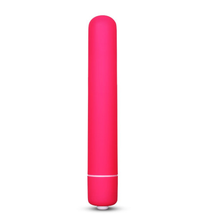 Розовая вибропуля X-Basic 10 Speeds - 13 см. 