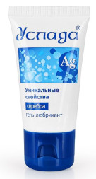 Гель-лубрикант &quot;Услада&quot; с серебром - 30 гр.