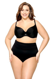 Однотонный купальный лиф plus size на косточках