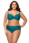 Однотонный купальный лиф plus size на косточках 