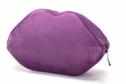 Фиолетовая микрофибровая подушка для любви Kiss Wedge 