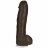 Коричневый фаллоимитатор BAM Huge 13&quot; Realistic Cock - 31 см. 