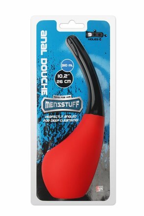Анальный душ MENZSTUFF 310ML ANAL DOUCHE RED/BLACK 