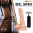 Телесный ротатор-реалистик Dr. Spin 6 inch Gyrating Realistic Dildo - 16,5 см. 