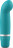Бирюзовый мини-вибратор Bcute Classic Curve - 10 см. 