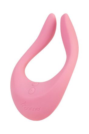 Розовый многофункциональный стимулятор для пар Satisfyer Partner Multifun 2 