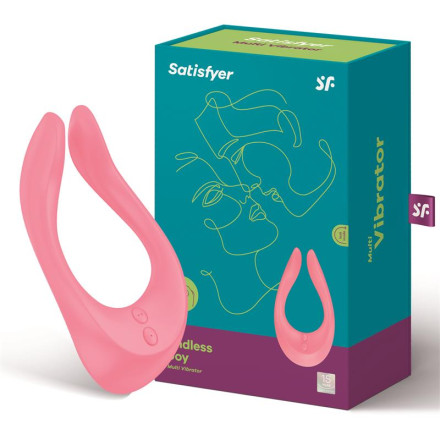 Розовый многофункциональный стимулятор для пар Satisfyer Partner Multifun 2 