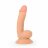 Реалистичный фаллоимитатор Erowoman телесного цвета на присоске 