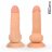Реалистичный фаллоимитатор Erowoman телесного цвета на присоске 
